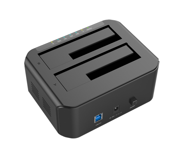 Unitek Stacja dokująca 2 x HDD USB 3.0 z klonowaniem - 434810 - zdjęcie 4
